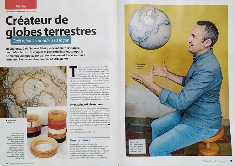 Globe Orbis Terrae magazine 